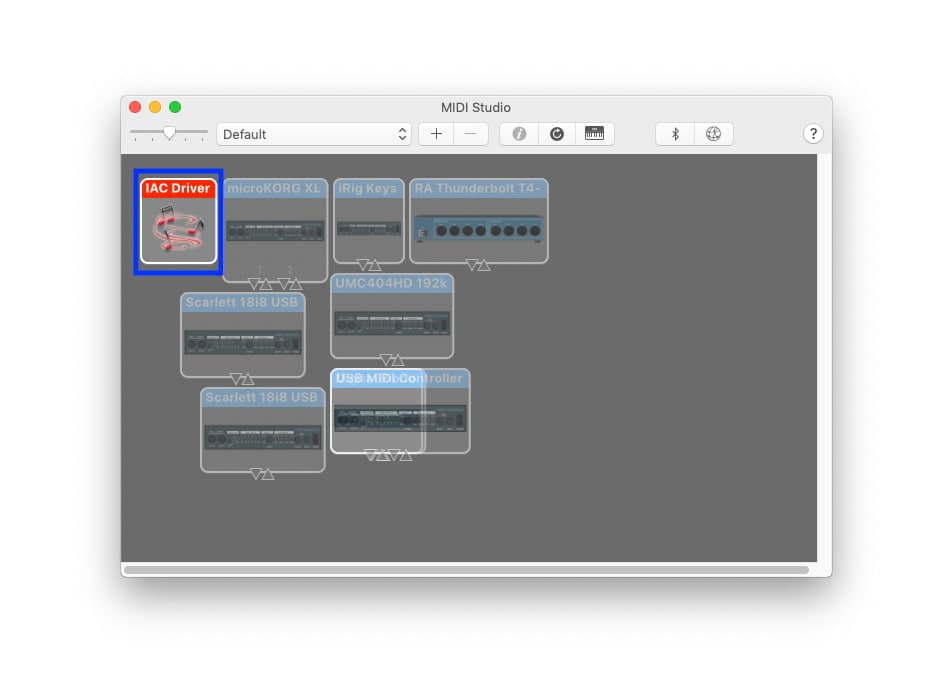 A screenshot focused on the IAC Driver Icon