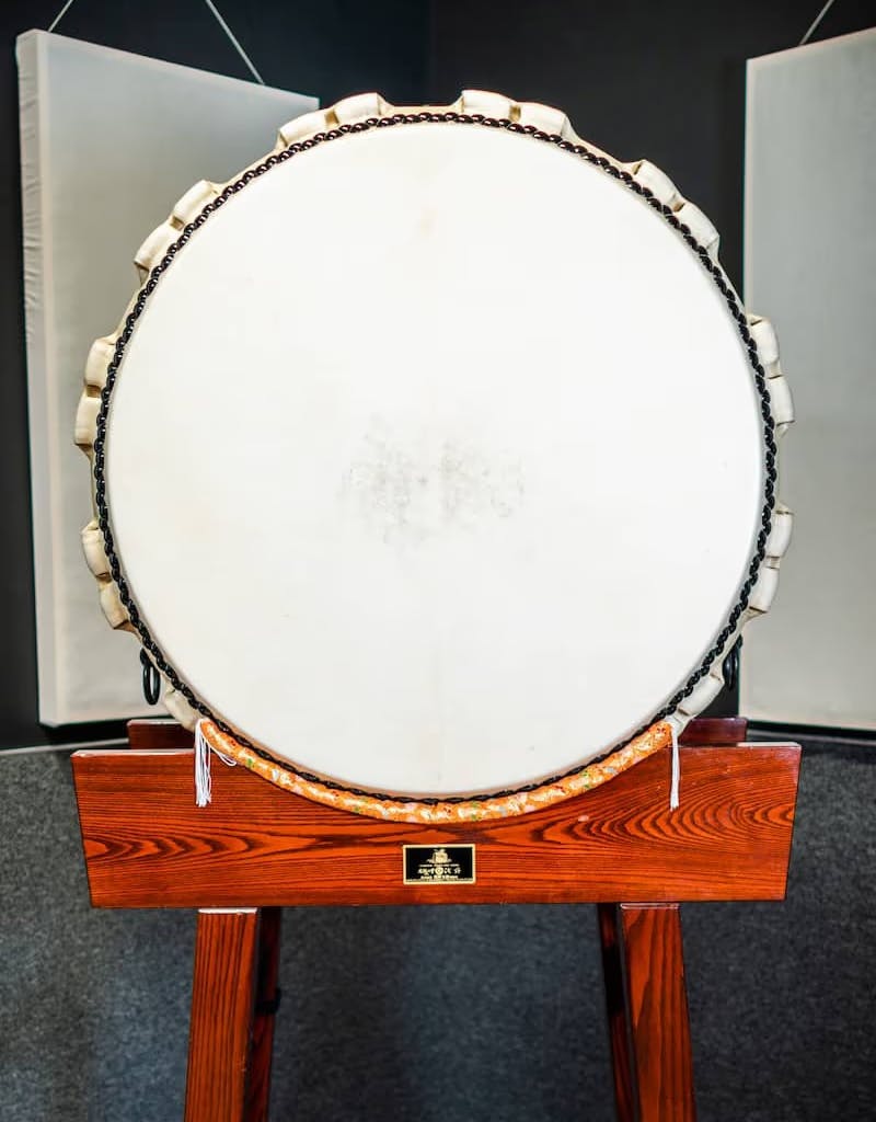 A photo of an Odaiko taiko drum. Credit Arthur Mok