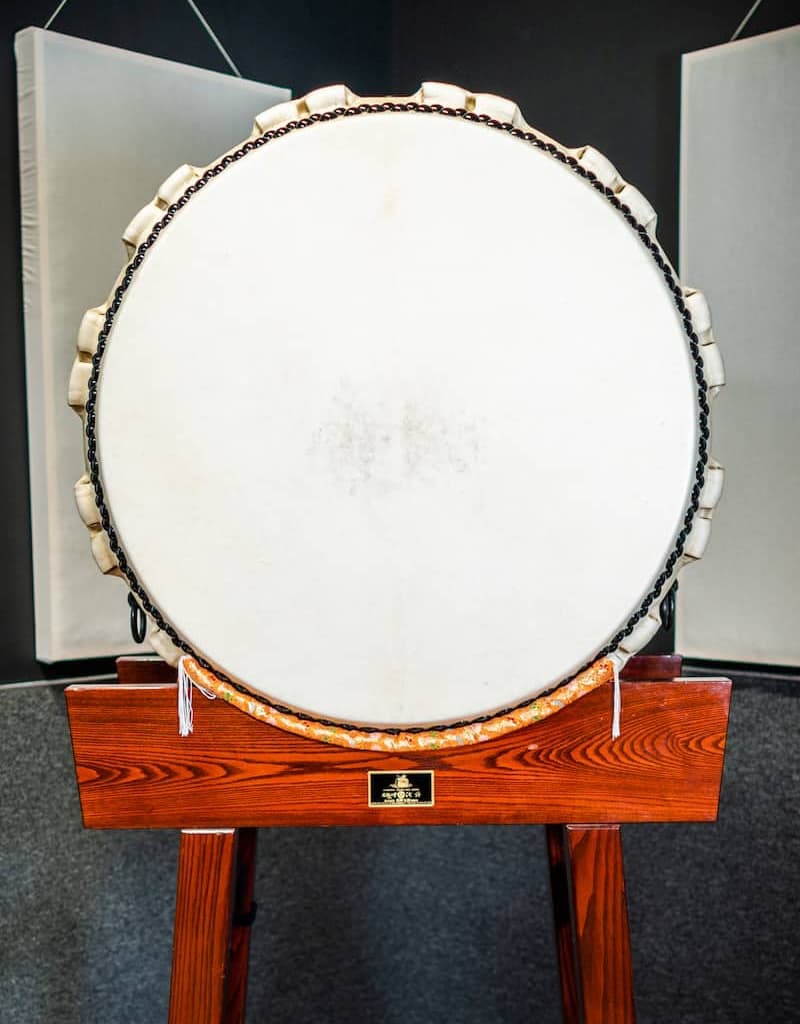 A photo of an Odaiko taiko drum. Credit Arthur Mok