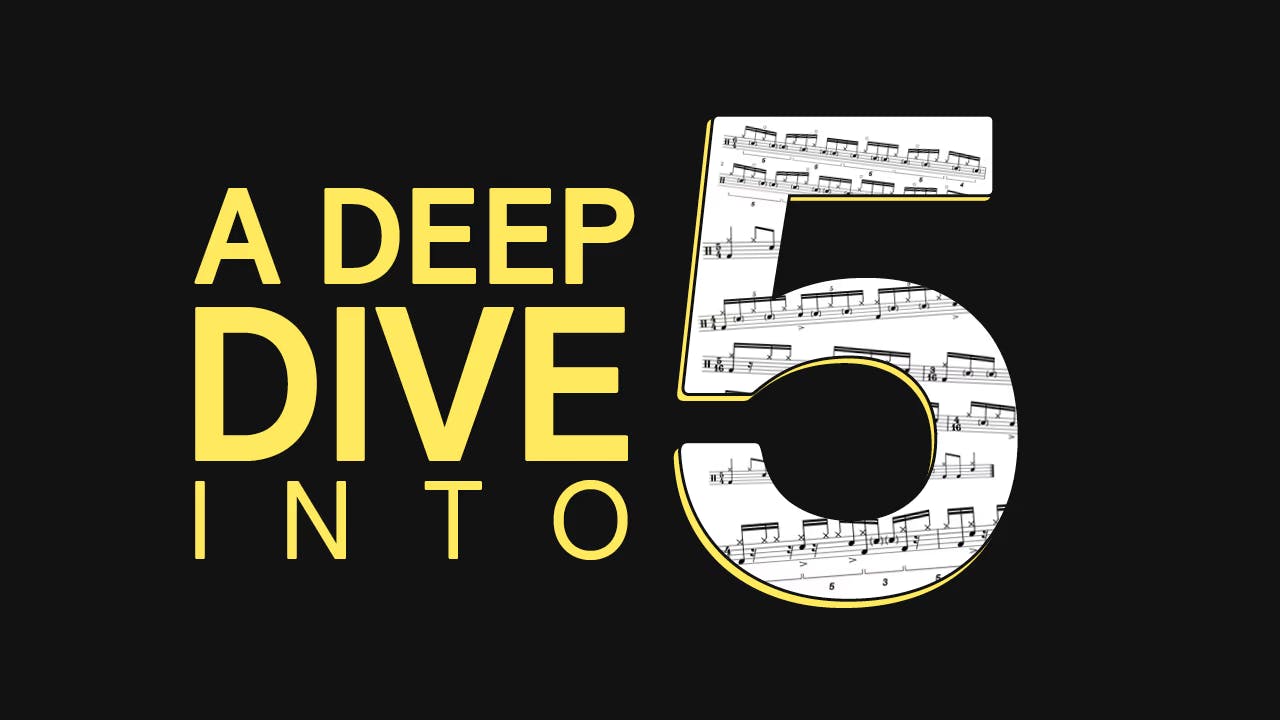 A graphic that reads 'a deep dive into 5'