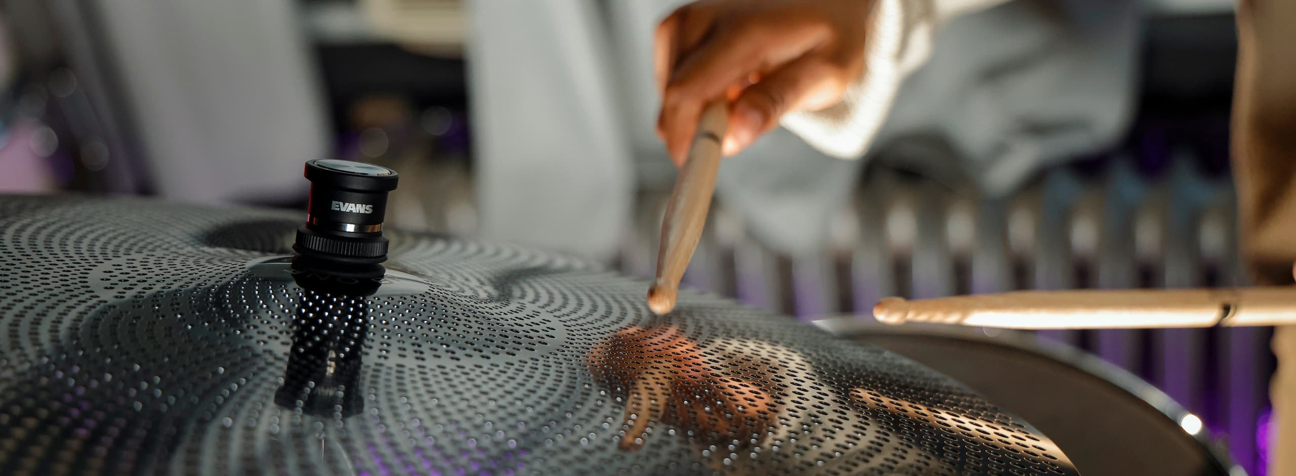 Cymbal in action